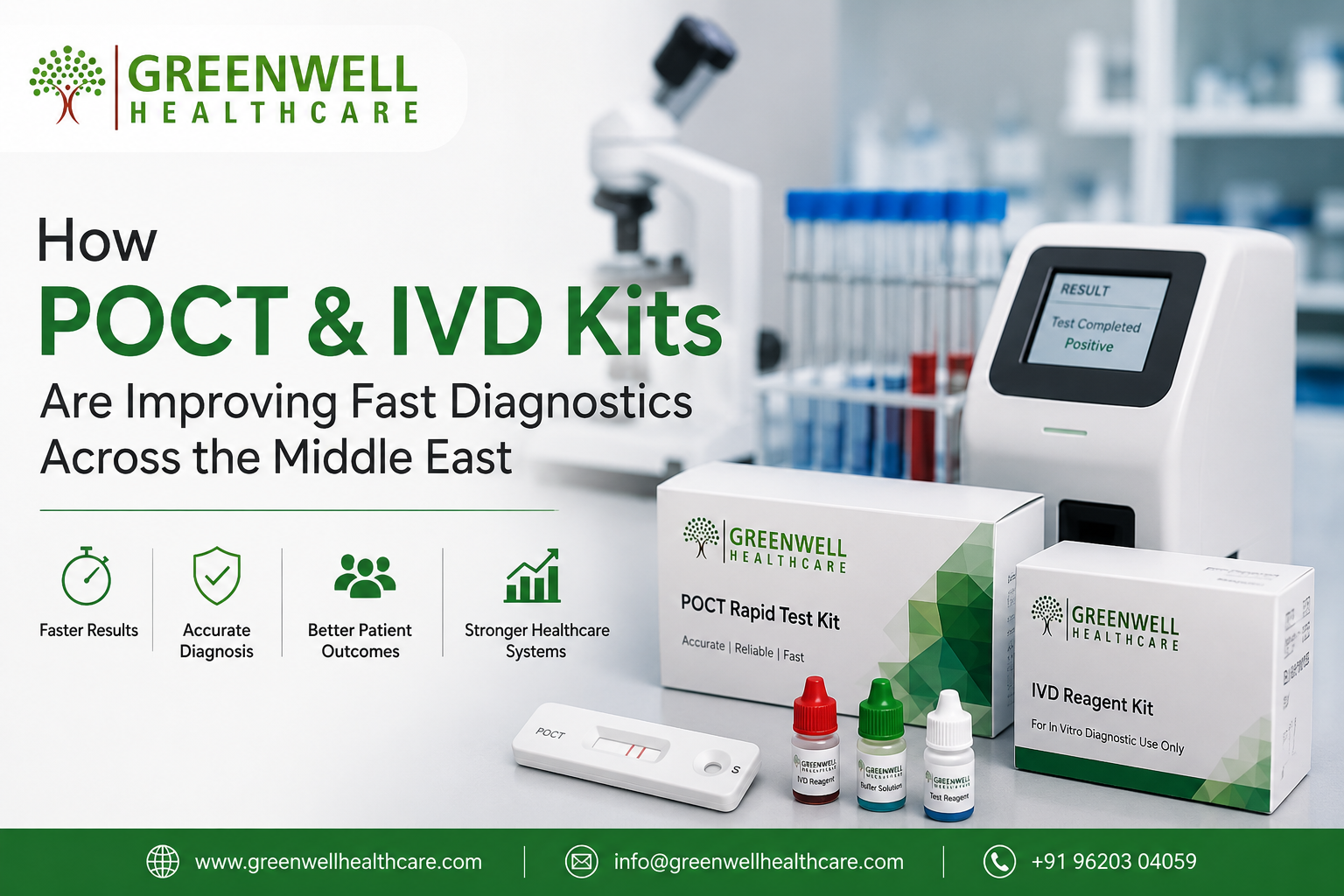 How POCT & IVD Kits Are Improving Fast Diagnostics Across the Middle East